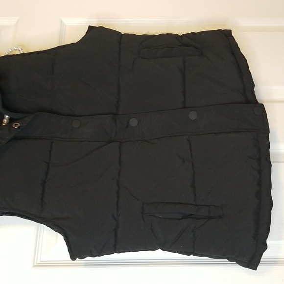 Maralyn And Me Womens Black Puff Jacket Vest - Picture 2 of 13